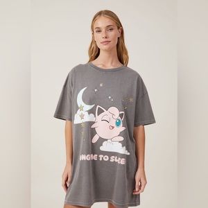 NWT Pokemon Jigglypuff T-Shirt Nightie